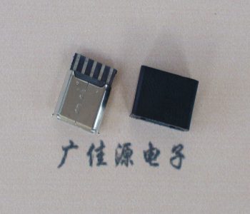 小榄镇麦克-迈克 接口USB5p焊线母座 带胶外套 连接器