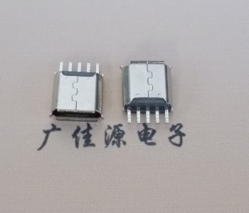 小榄镇Micro USB接口 母座B型5p引脚焊线无后背