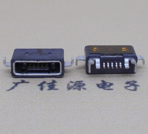 小榄镇MICRO USB防水AB型口母头3D图纸封装