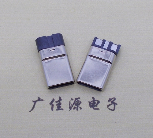 小榄镇焊线式 type c11p拉伸公头连接器总体长15.9mm