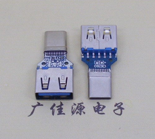 小榄镇usb3.0母座转type c拉伸公头转接头OTG功能高数据传输usb母座转手机充电插头