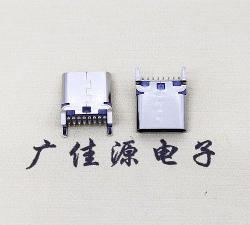 小榄镇USB 3.1TYPE-C16Pin立贴母头座子引脚接线正负级详解